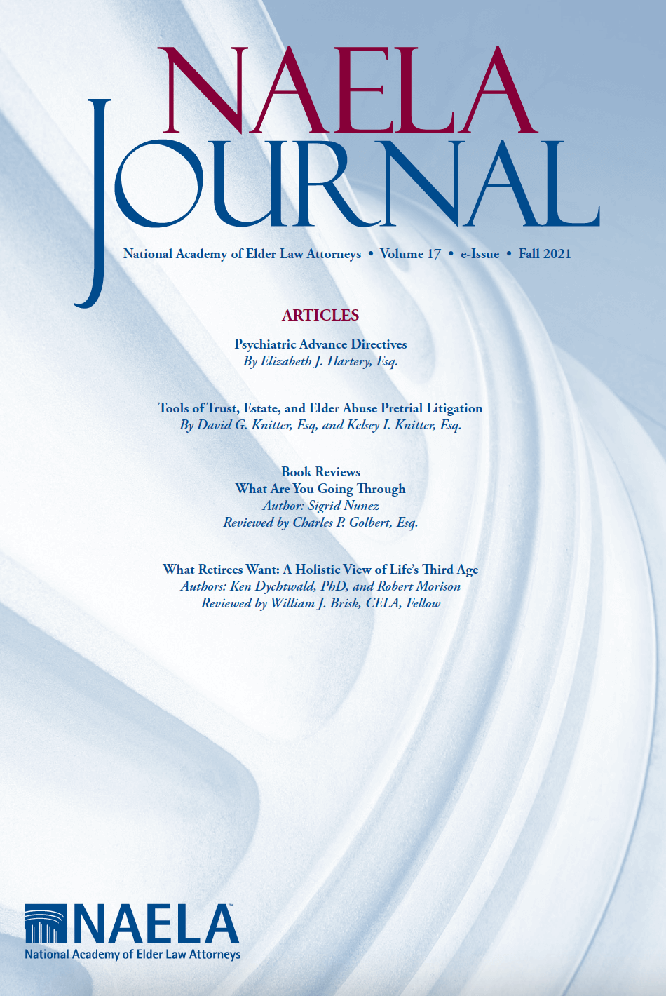 NAELA Journal cover
