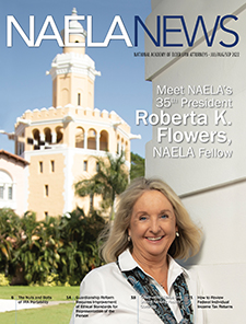 NAELA News Volume 34 Issue 1 cover